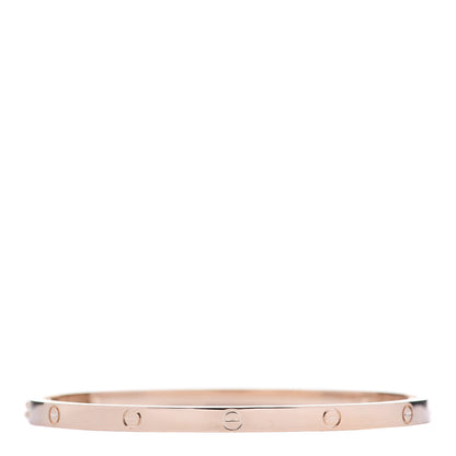 Cartier 18K Pink Gold Small LOVE Bracelet 17 3 of 5