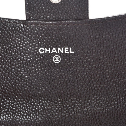 Chanel Caviar Quilted Small Flap Wallet Brown 6 of 8