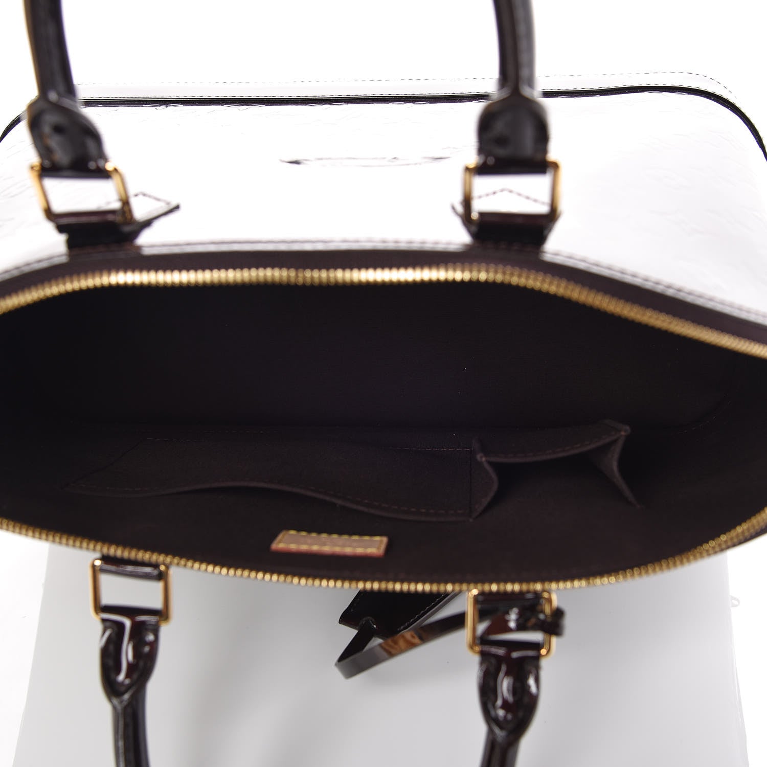 Louis Vuitton Vernis Alma GM Amarante 7 of 9