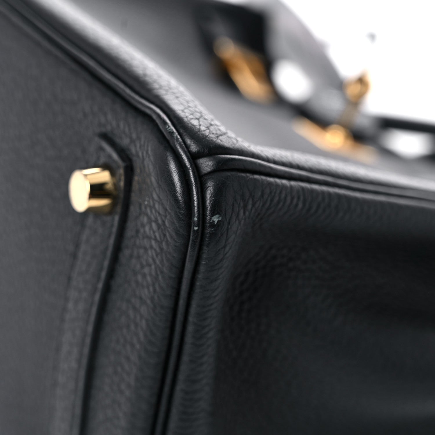 Hermes Togo Birkin 25 Black 12 of 21