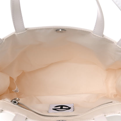 Telfar Vegan Leather Medium Shopping Bag White 5 of 9