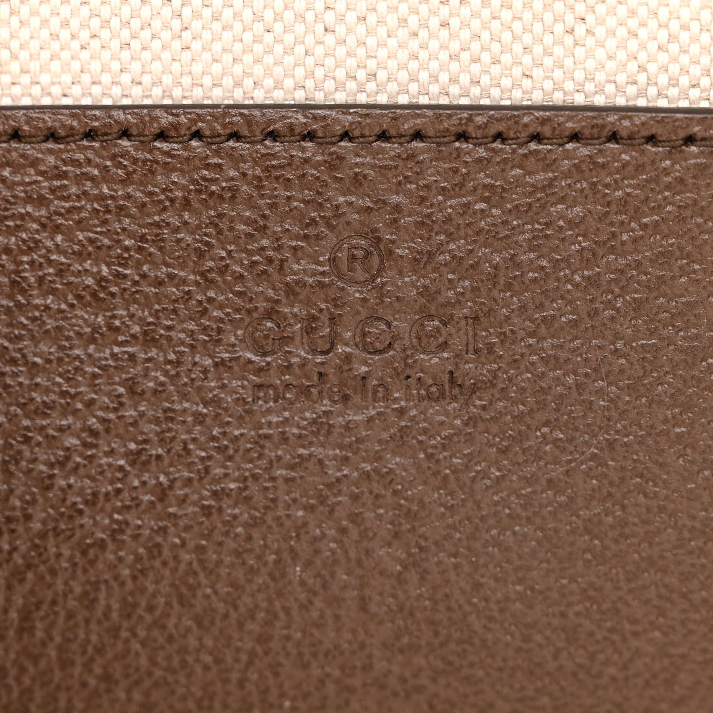 GG Supreme Monogram Web Small Ophidia Top Handle Shoulder Bag Brown