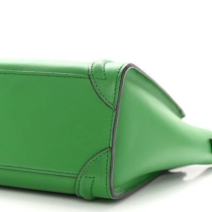 Celine Smooth Calfskin Nano Luggage Grass 7 of 12
