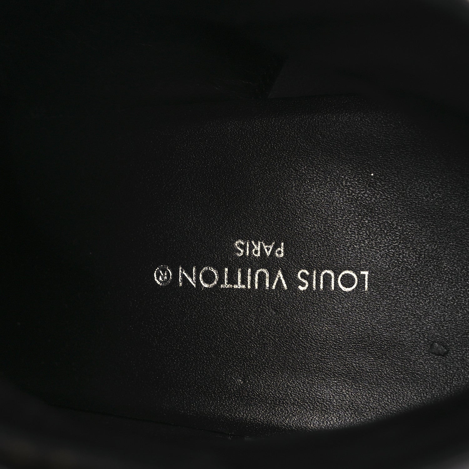 Louis Vuitton Patent Calfskin Monogram Star Trail Ankle Boots 41 Black 9 of 11