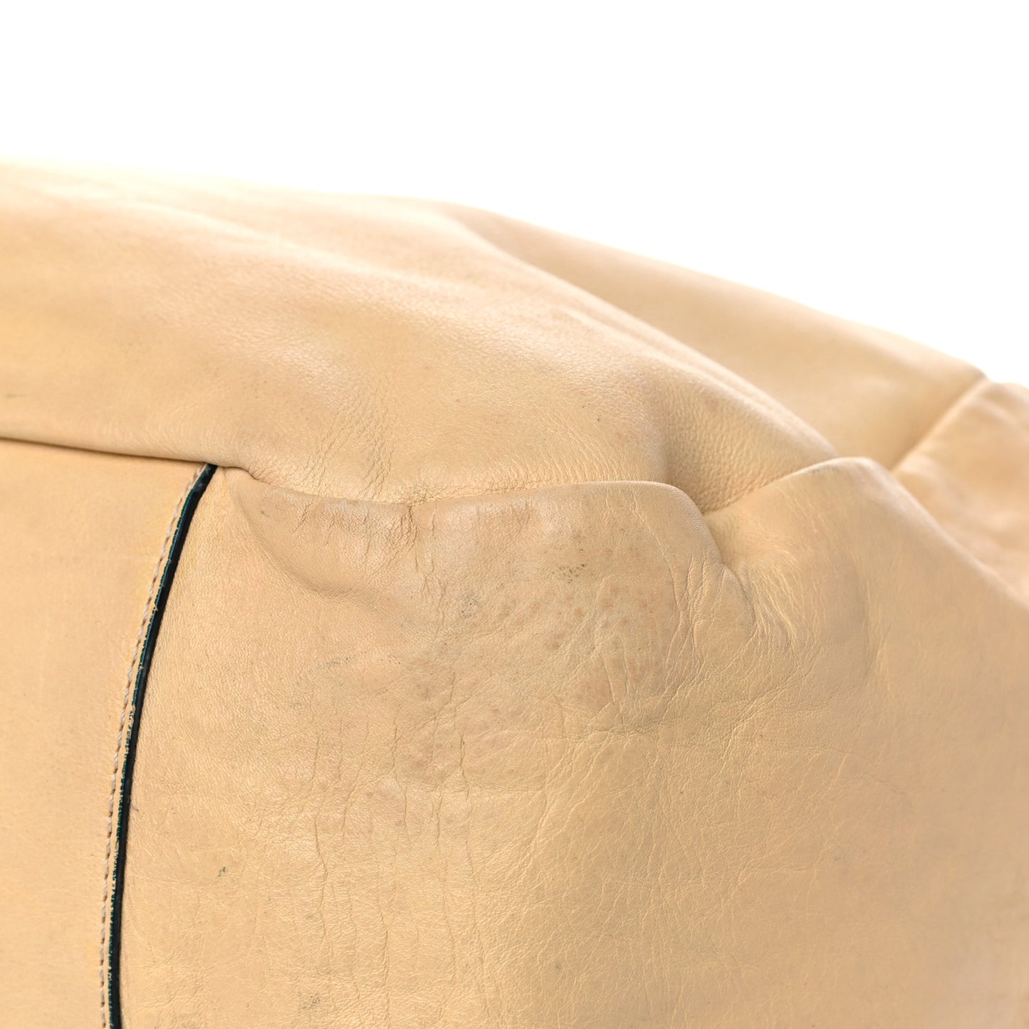 Lambskin Large Edgy Hobo Beige