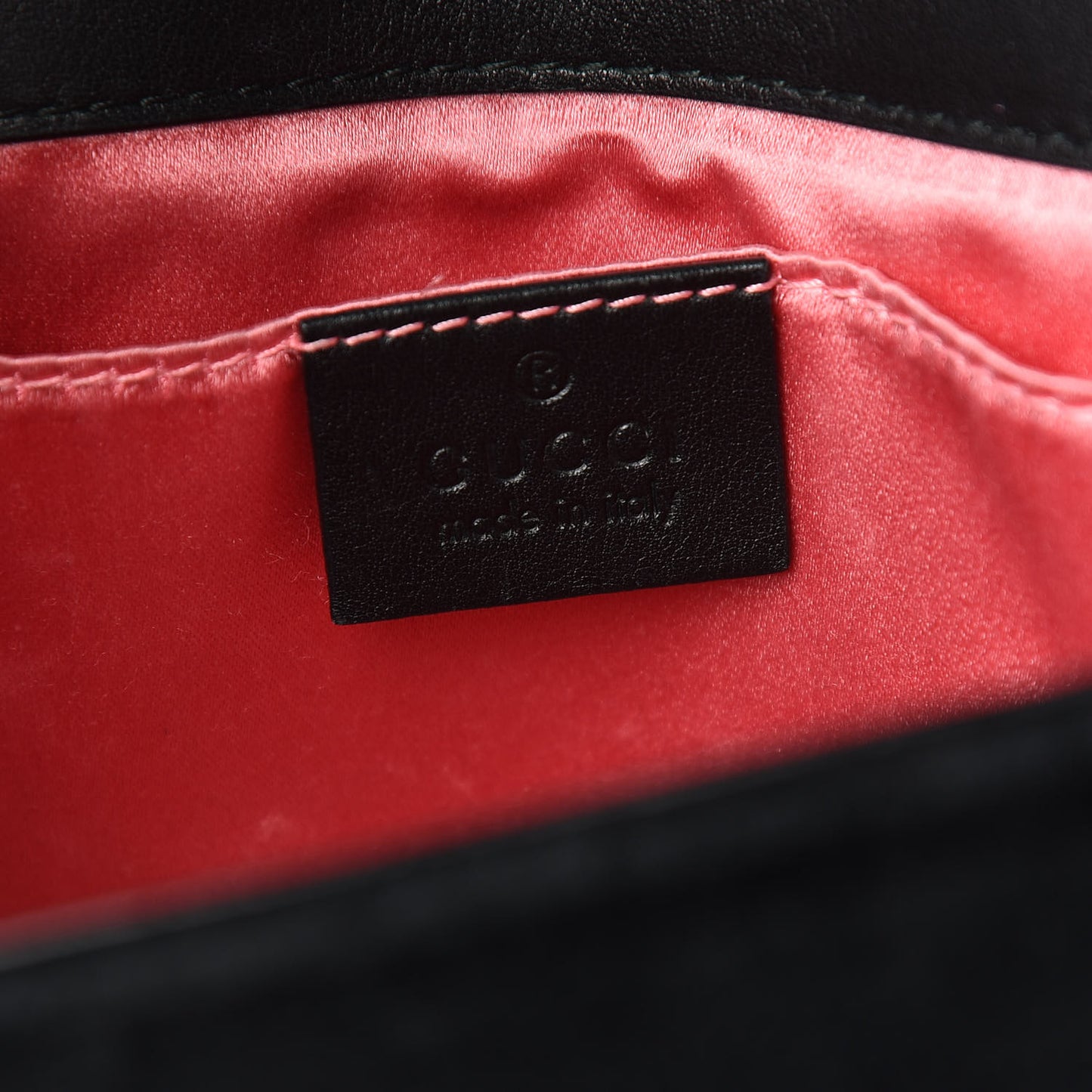 Velvet Matelasse Mini GG Marmont Shoulder Bag Black