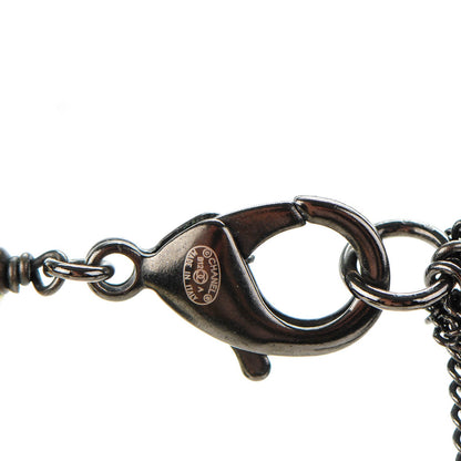 Chanel Pearl Crystal Beaded CC Long Necklace Black 3 of 3