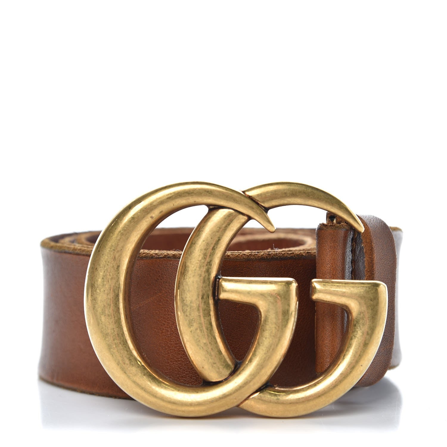 Gucci Faded Calfskin Double G 40mm Belt 95 38 Cuir 1 of 8