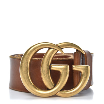 Gucci Faded Calfskin Double G 40mm Belt 95 38 Cuir 1 of 8