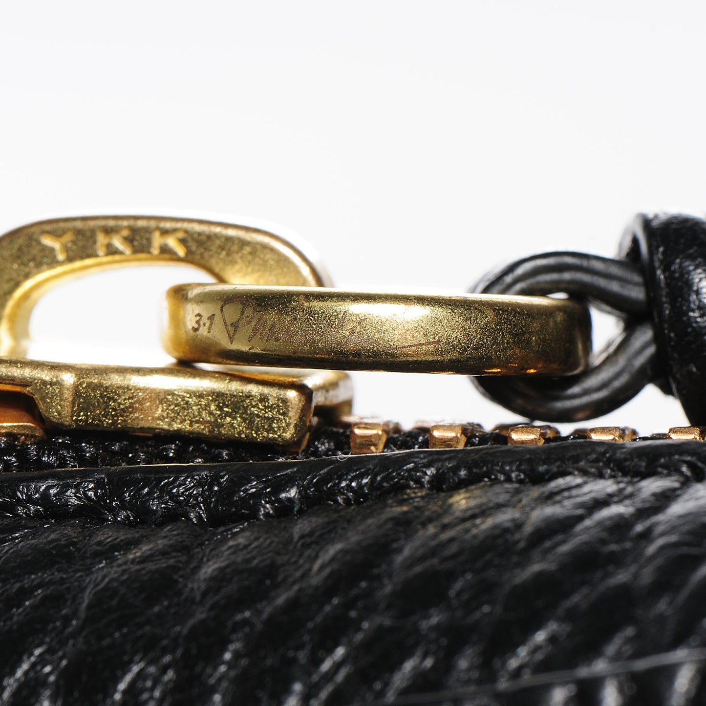 3.1 Textured Calfskin Medium Pashli Satchel Black