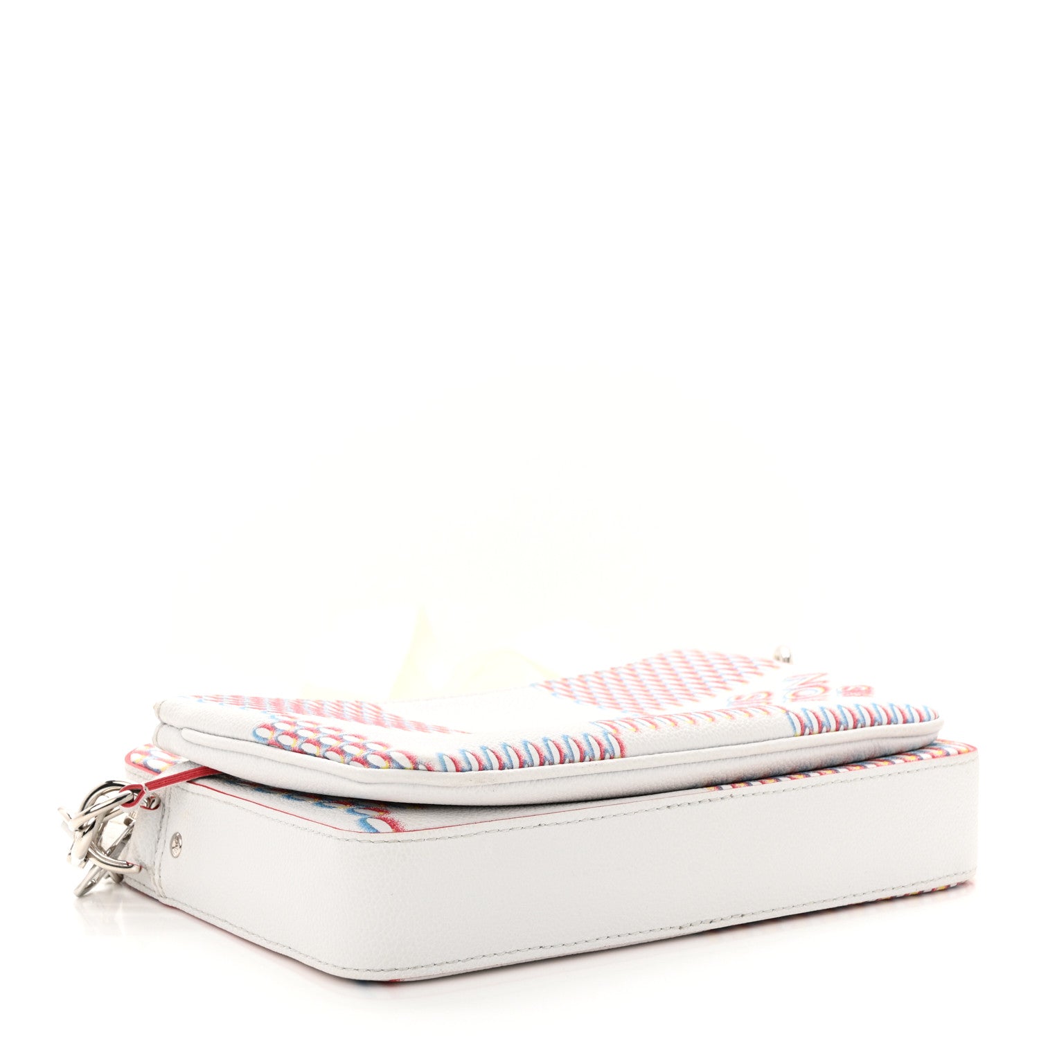 Louis Vuitton Cowhide Damier Spray Trio Messenger Bag White 4 of 10