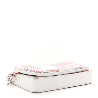 Louis Vuitton Cowhide Damier Spray Trio Messenger Bag White 4 of 10