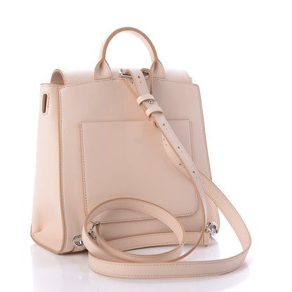 MCM Calfskin Essential Monogram Small Backpack Bisque 2 of 7