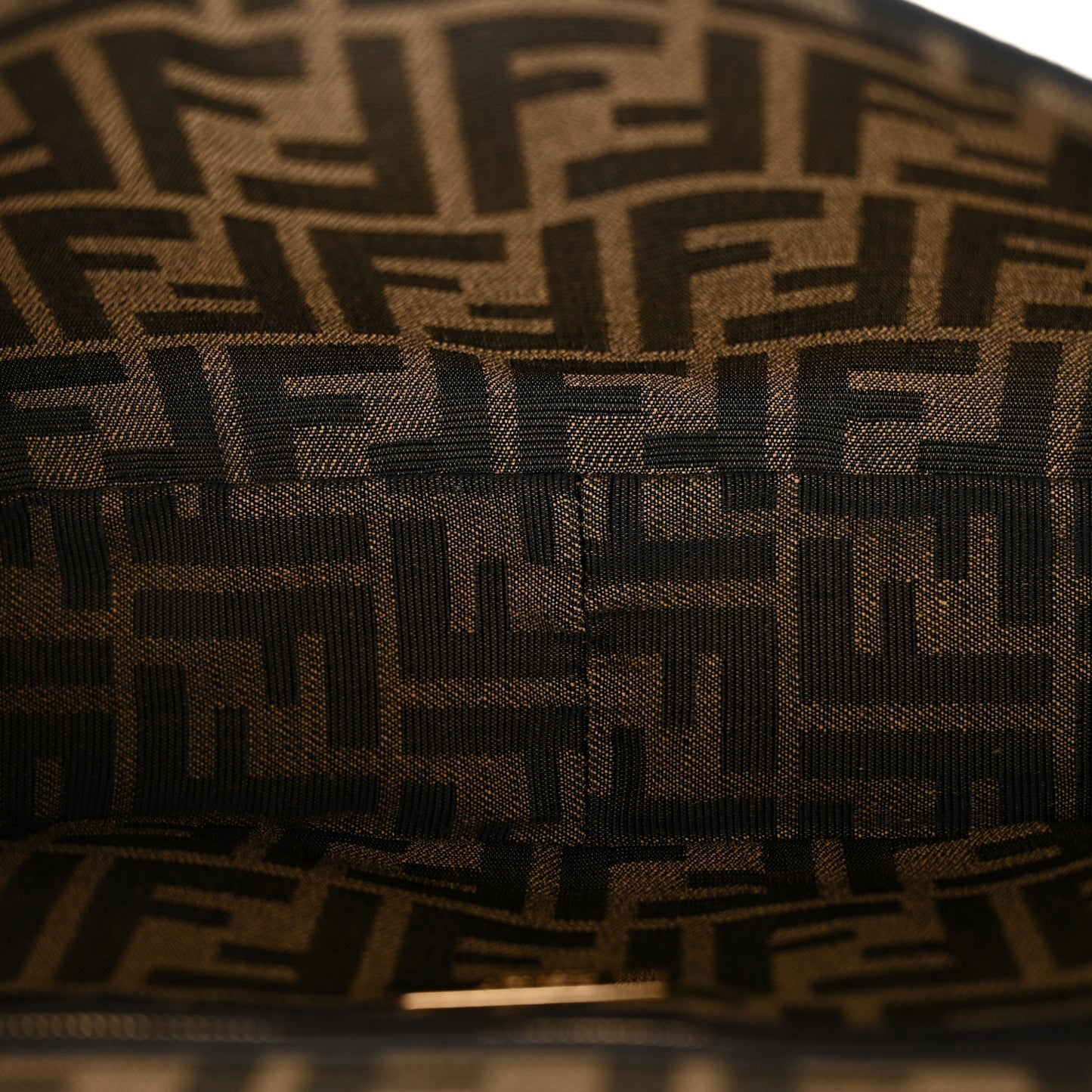 Fabric Jacquard FF 1974 Medium Baguette Tobacco Moro Black