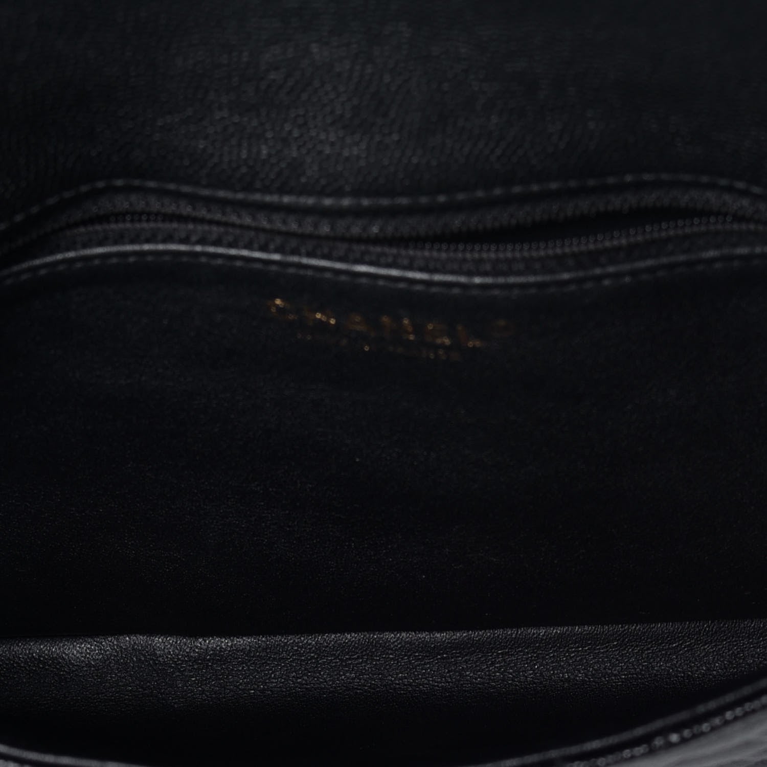 Chanel Caviar Quilted Flap Clutch Black 5 of 10