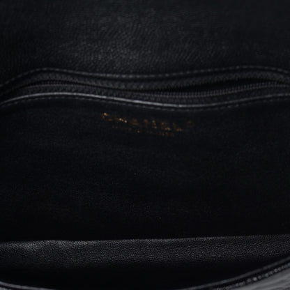 Chanel Caviar Quilted Flap Clutch Black 5 of 10