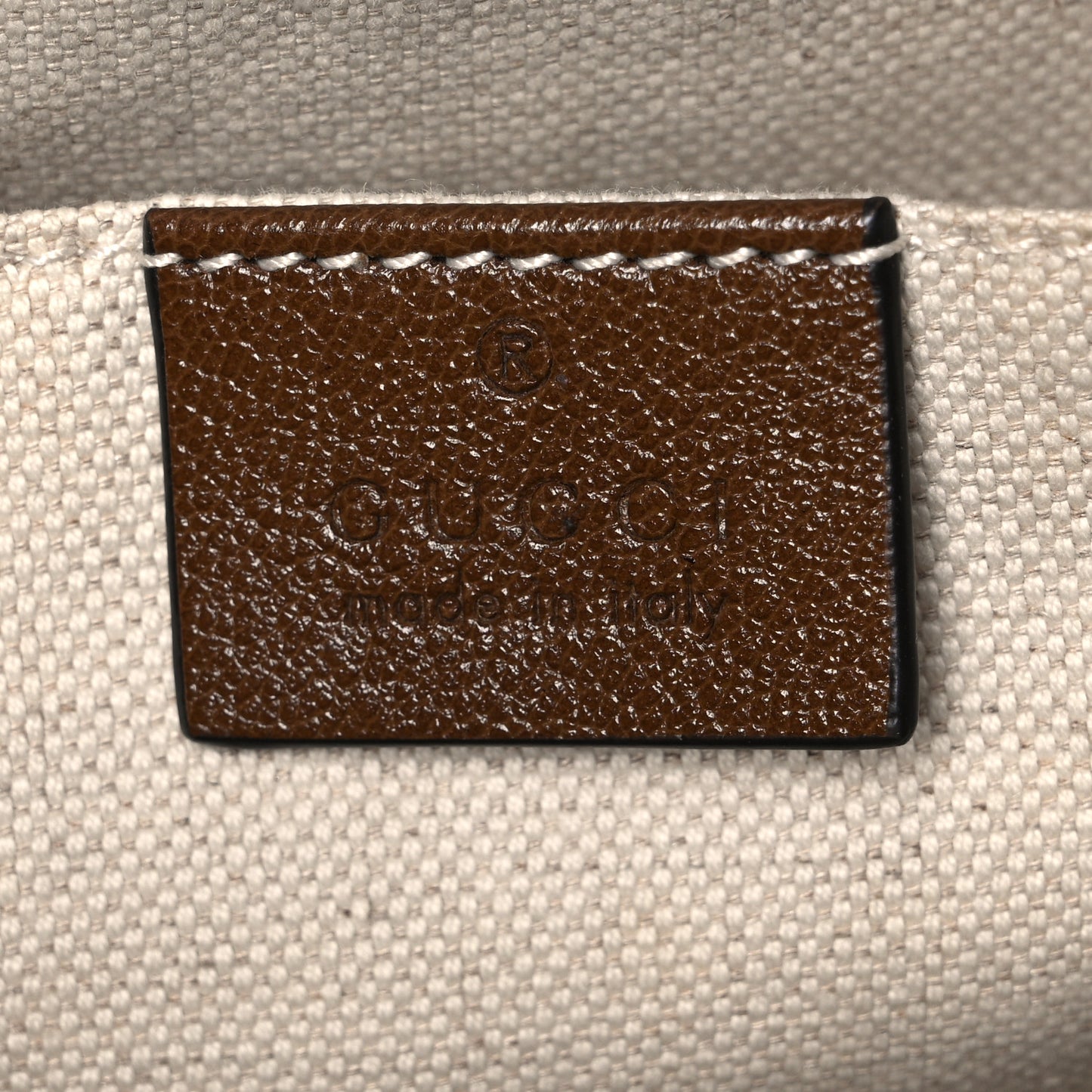 Monogram Calfskin Medium Horsebit 1955 Tote Bag Beige Brown Sugar