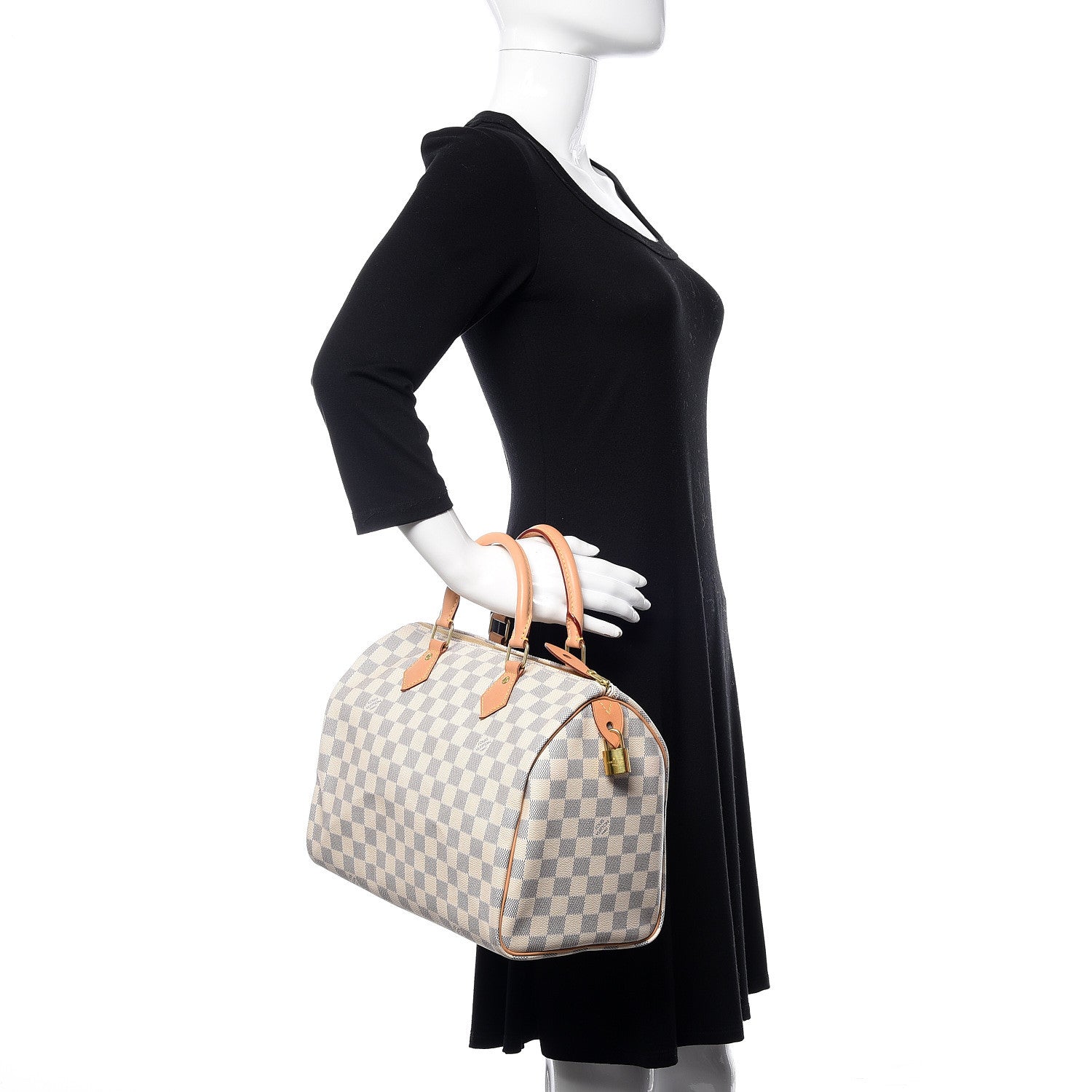 Louis Vuitton Damier Azur Speedy 30 2 of 9