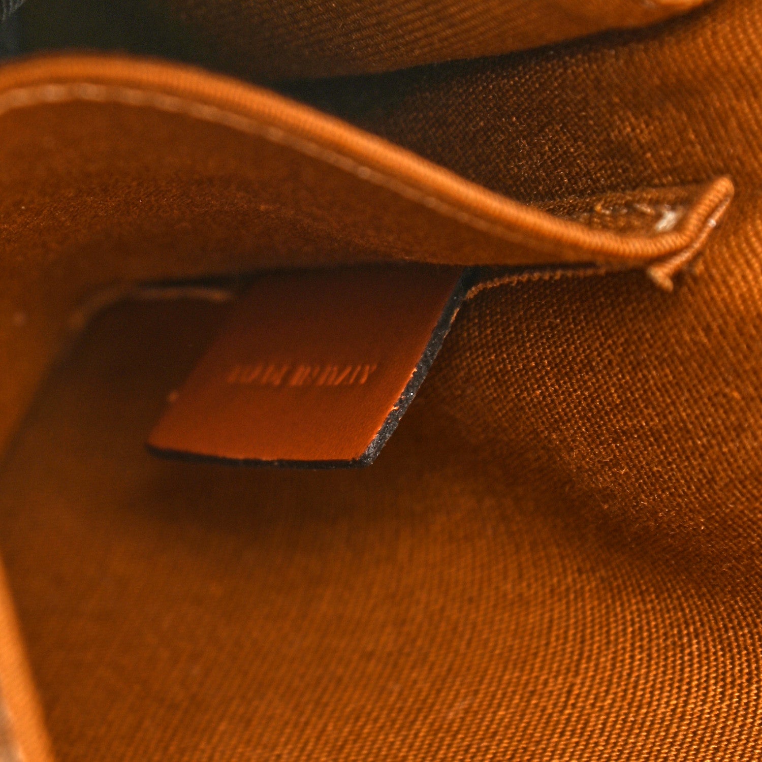 Celine Triomphe Canvas Medium Folco Bag Tan 7 of 8