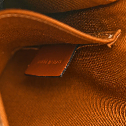 Celine Triomphe Canvas Medium Folco Bag Tan 7 of 8