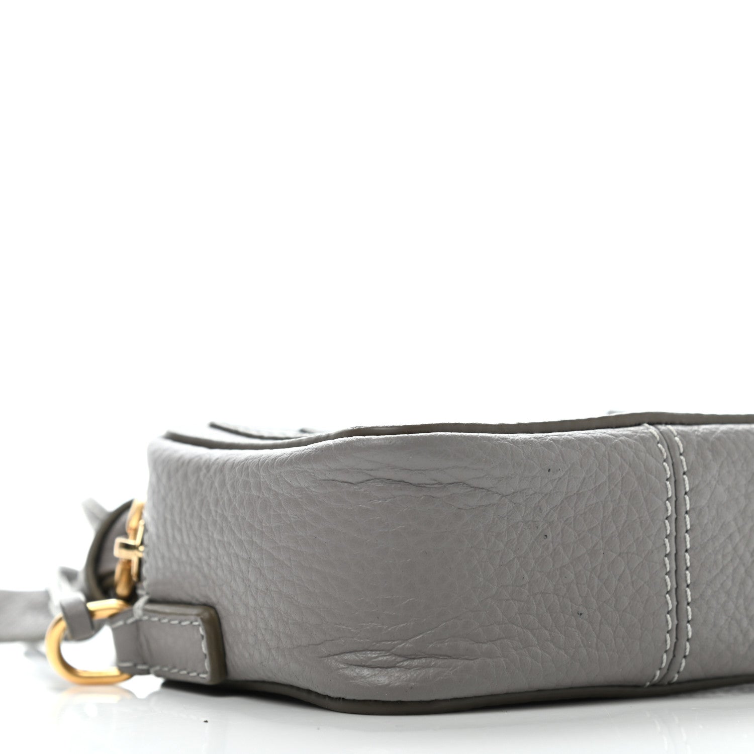 Chloe Calfskin Mini Marcie Crossbody Bag Cashmere Grey 9 of 10