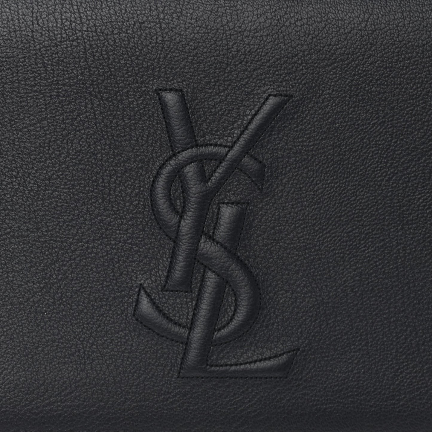 Calfskin Monogram Large Belle De Jour Clutch Navy
