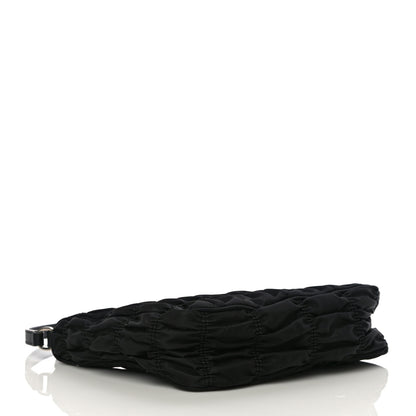 Prada Tessuto Nylon Gaufre Shoulder Bag Black 4 of 10