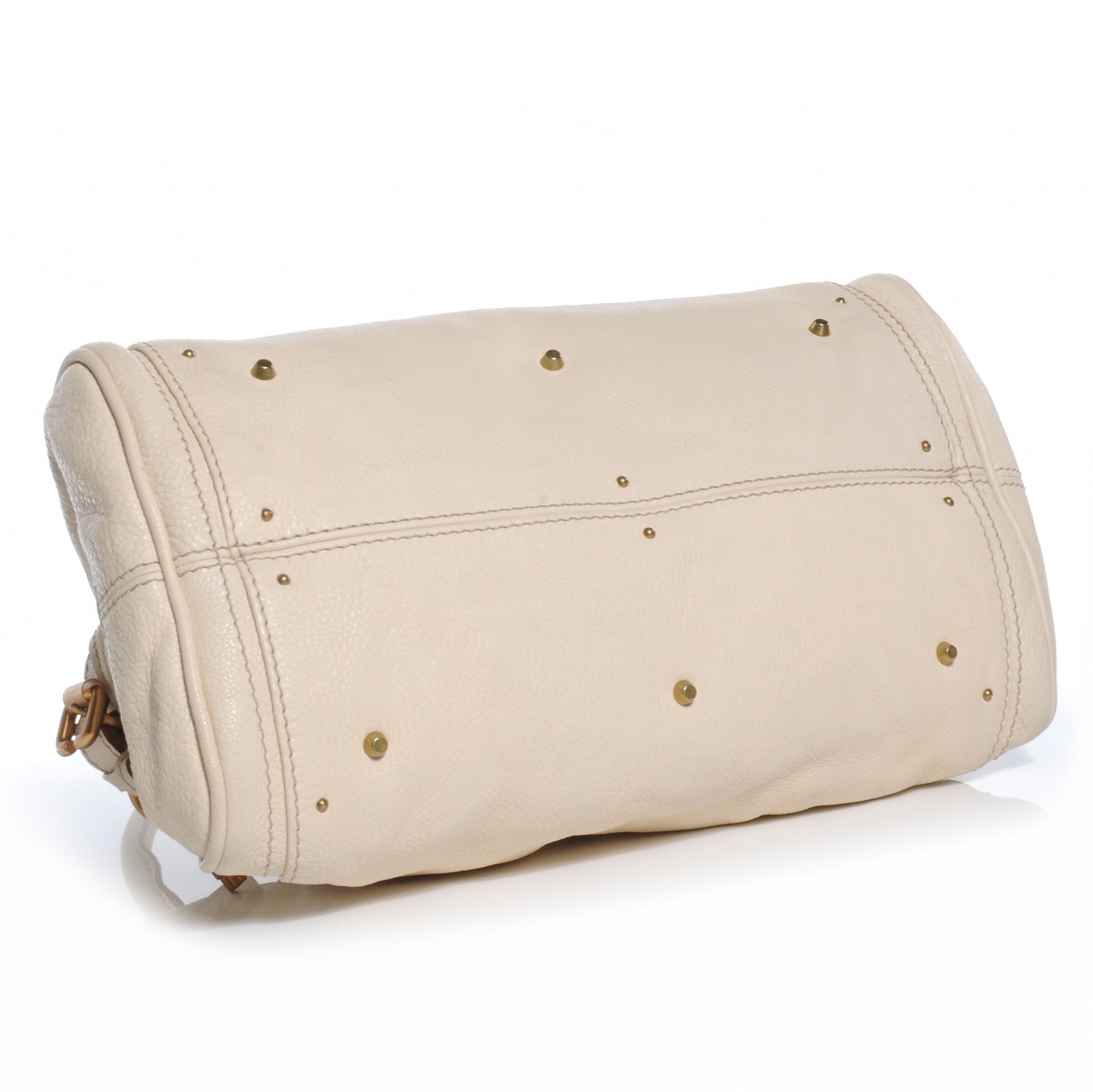 Chloe Leather Medium Paddington Satchel Ivory 4 of 11