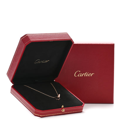 Cartier 18K Pink Gold Interlocking LOVE Necklace 8 of 8