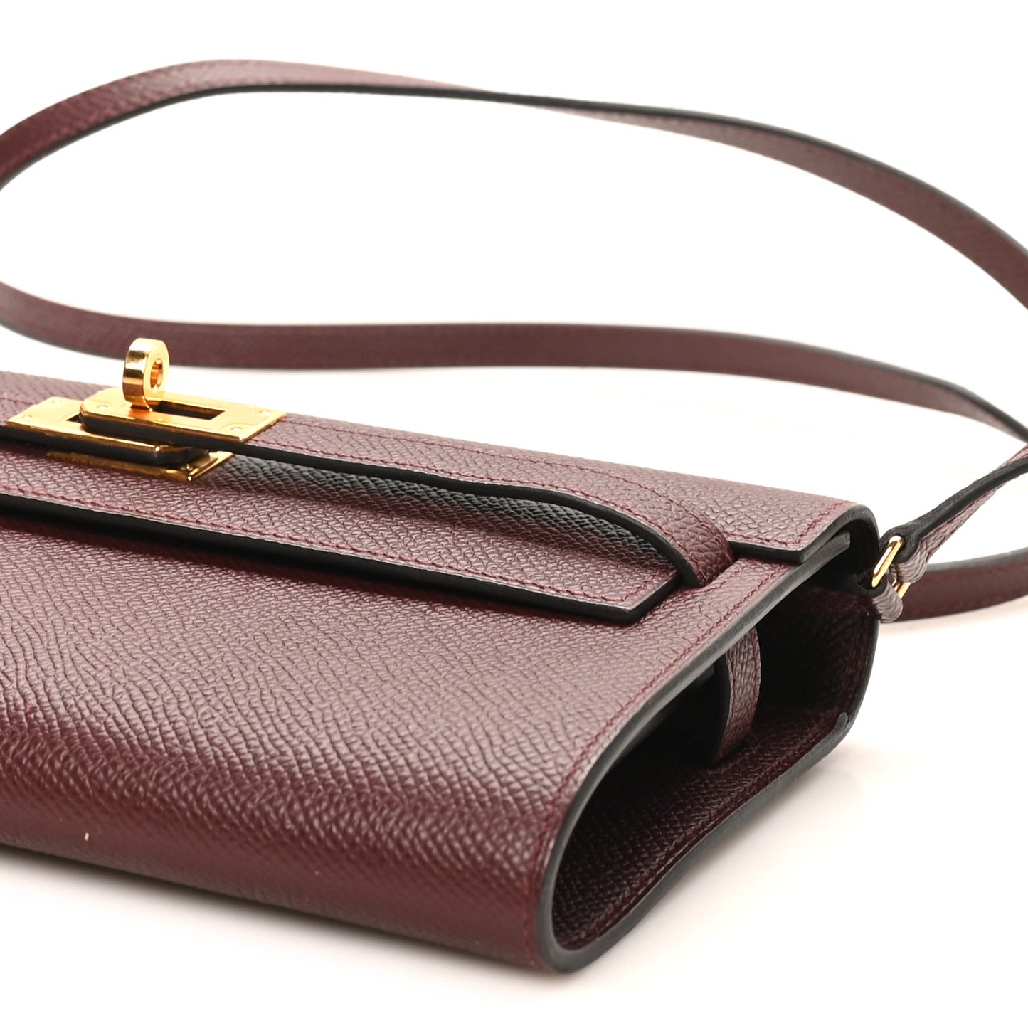 Epsom Kelly Wallet To Go Rouge Sellier