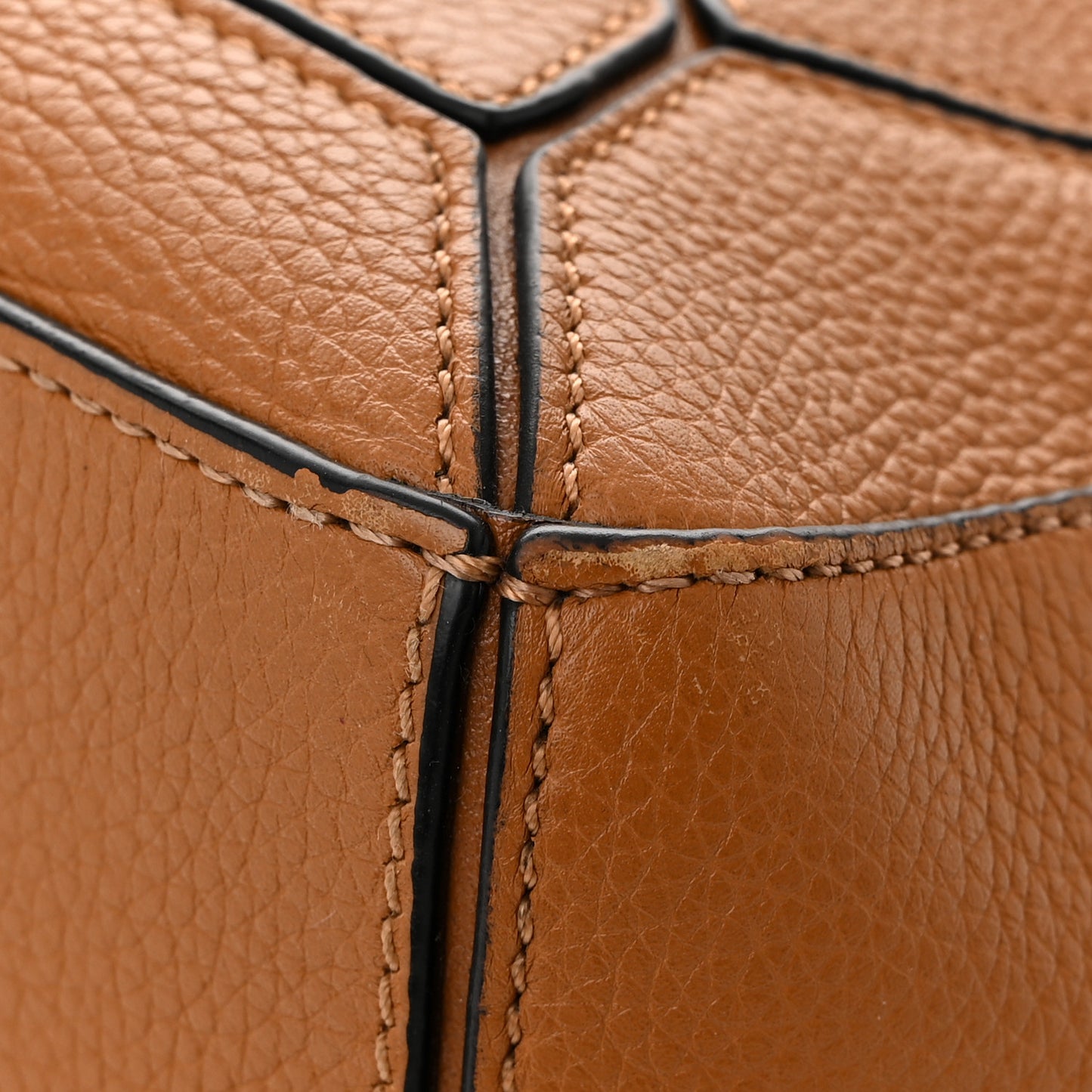 Calfskin Small Puzzle Bag Tan