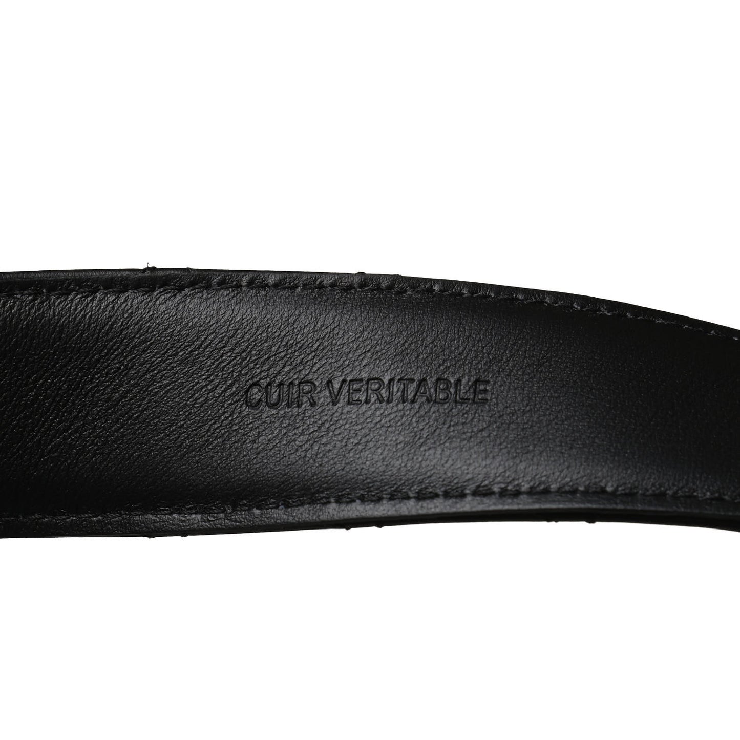 Calfskin Quilted CC Chain Belt 95 38 Black