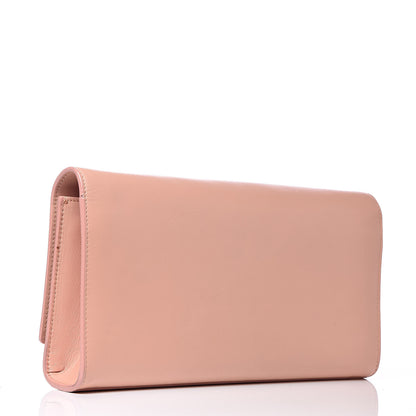 Saint Laurent Grain De Poudre Classic Monogram Cassandre Clutch Blush 3 of 9