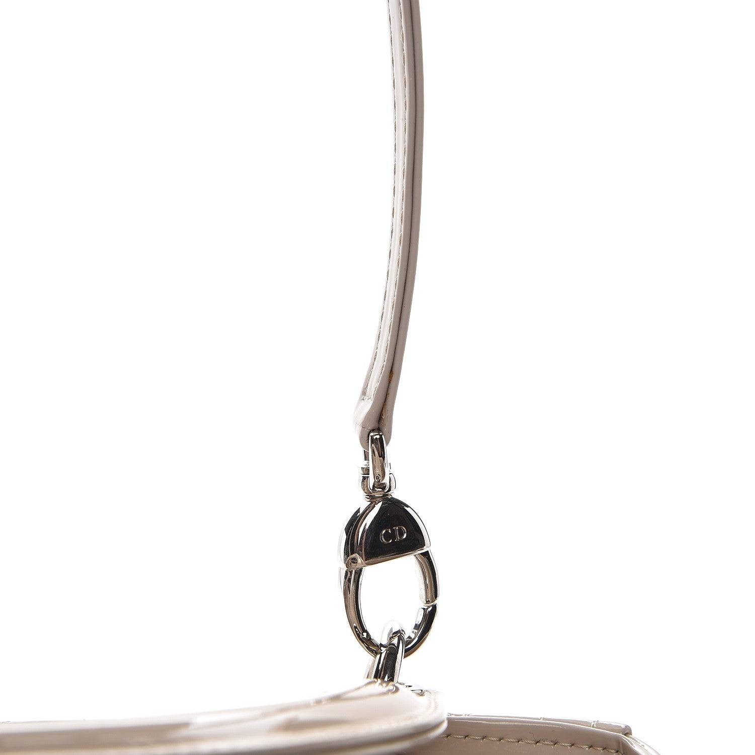 Christian Dior Patent Cannage Medium Lady Dior Grey 9 of 10