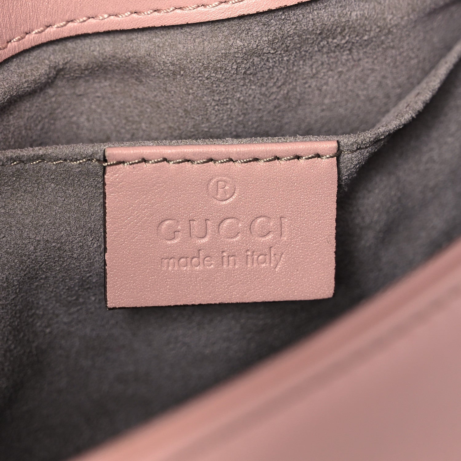 Gucci Calfskin Matelasse Mini GG Marmont Shoulder Bag Perfect Pink 6 of 17