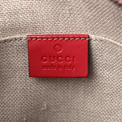 Gucci Calfskin Web Small Webby Bee Shoulder Bag Red 6 of 12