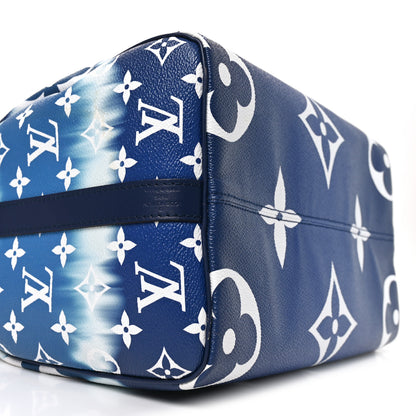 Louis Vuitton Monogram Escale Speedy Bandouliere 30 Blue 8 of 9