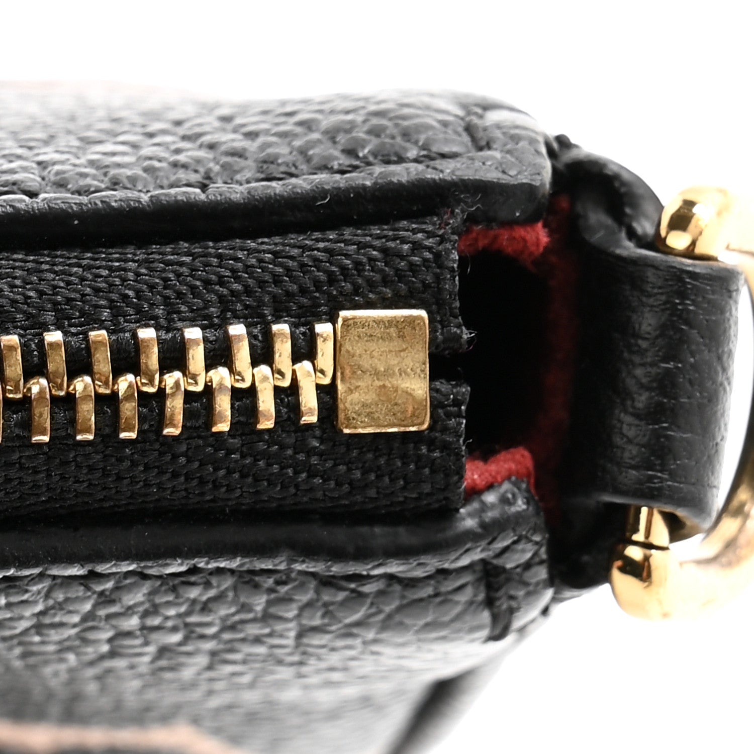 Louis Vuitton LOUIS VUITTON Empreinte Monogram Giant Multi Pochette Accessories Large Pochette Black Beige 7 of 9