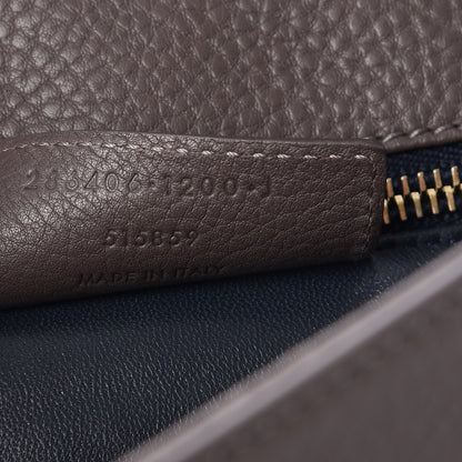 Balenciaga Grained Calfskin Tube L Clutch Grey 7 of 7