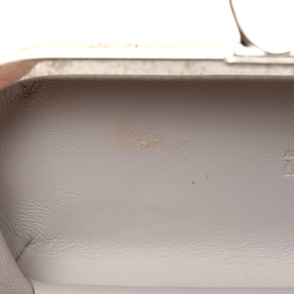 Alexander McQueen Snakeskin Knuckle Box Clutch Beige 9 of 10