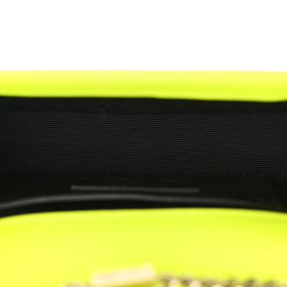 Saint Laurent Smooth Calfskin Small Monogram Kate Satchel Neon Yellow 5 of 13