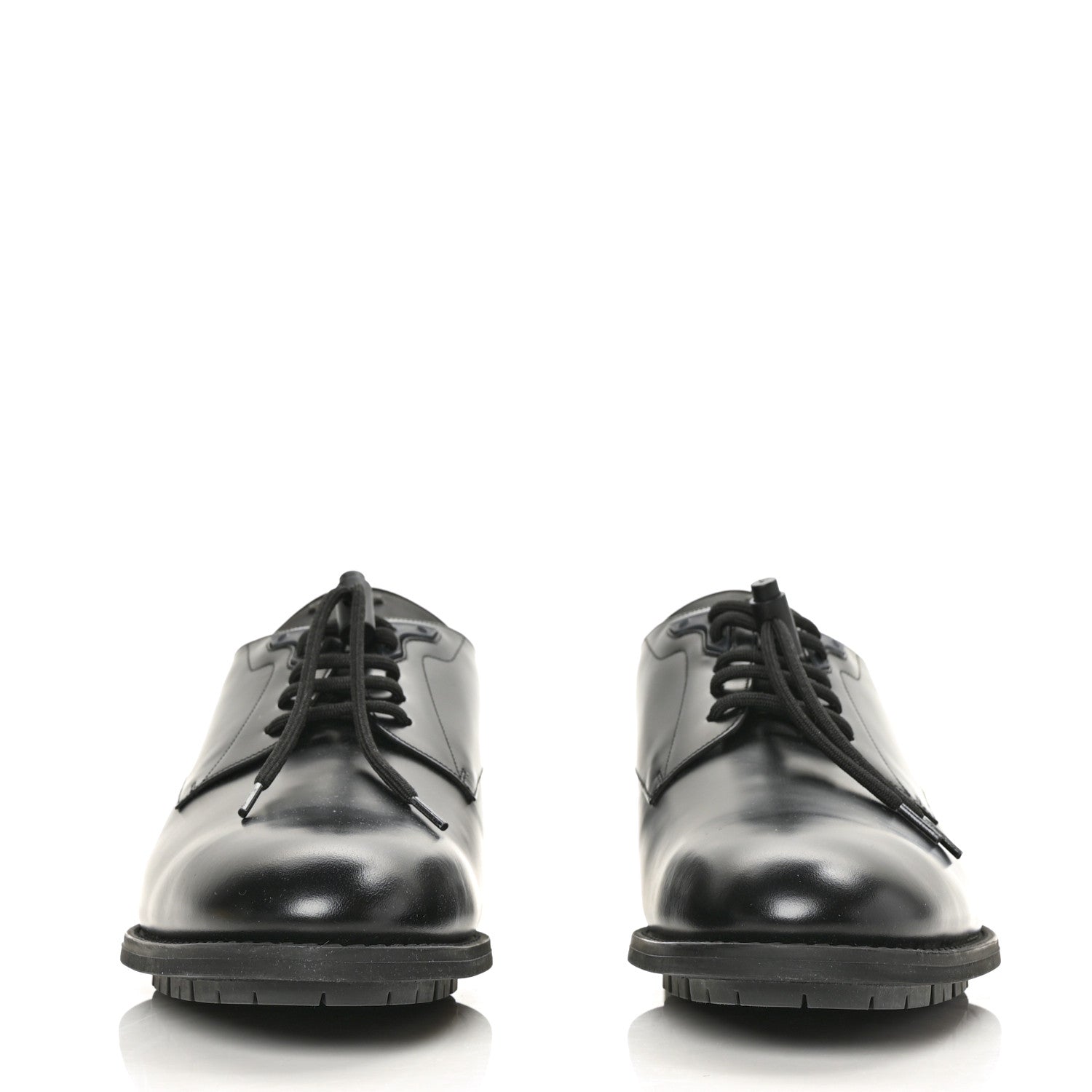 Louis Vuitton Calfskin Mens Formal Derby Shoes 9.5 Black 2 of 9