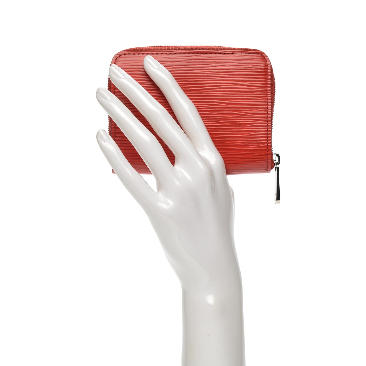 Epi Zippy Coin Purse Coquelicot