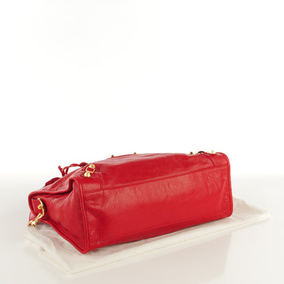 Balenciaga Agneau Giant 12 Gold Hardware City Rouge Lipstick 4 of 12