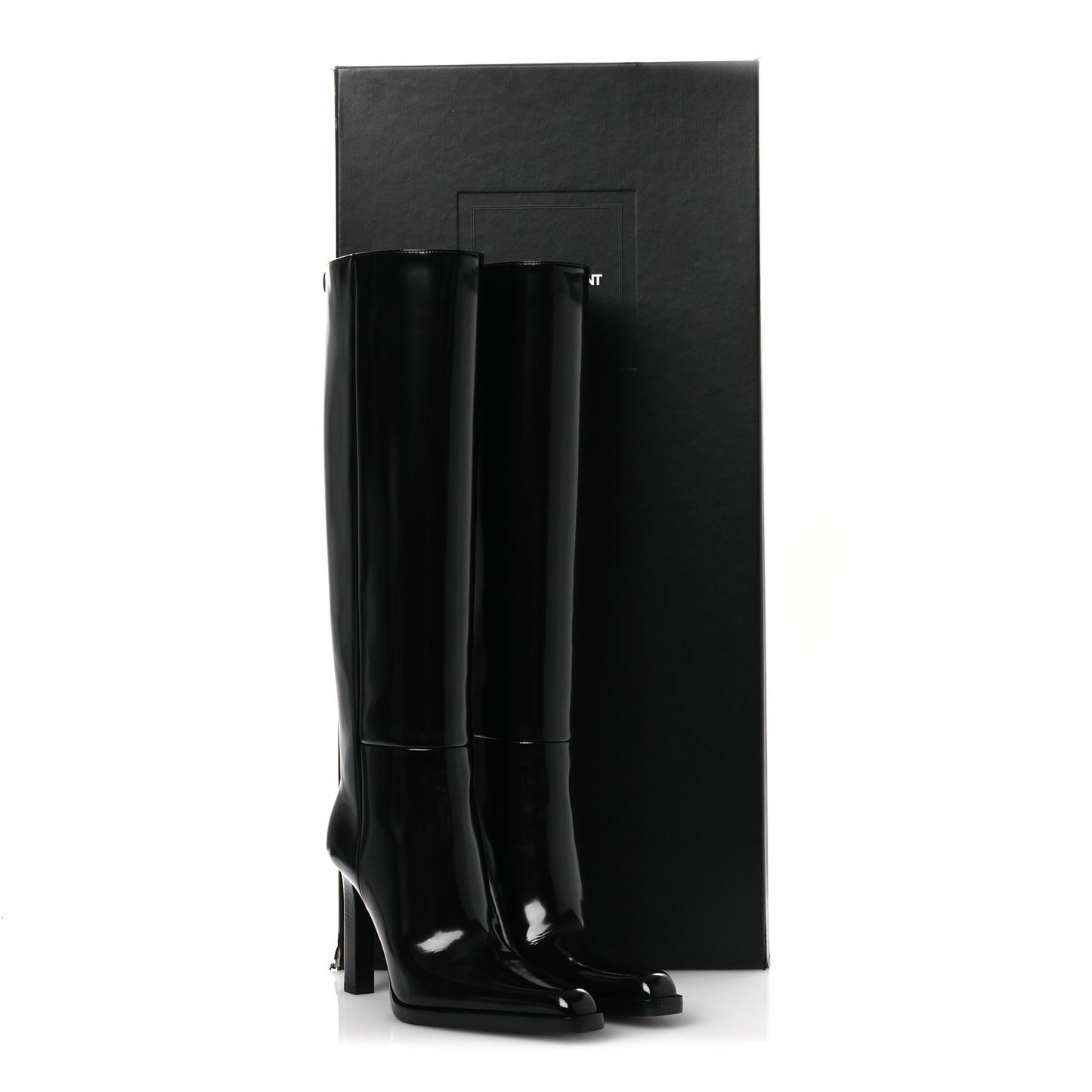 Vitello Marilyn Nina 95 Knee High Boots 38.5 Black