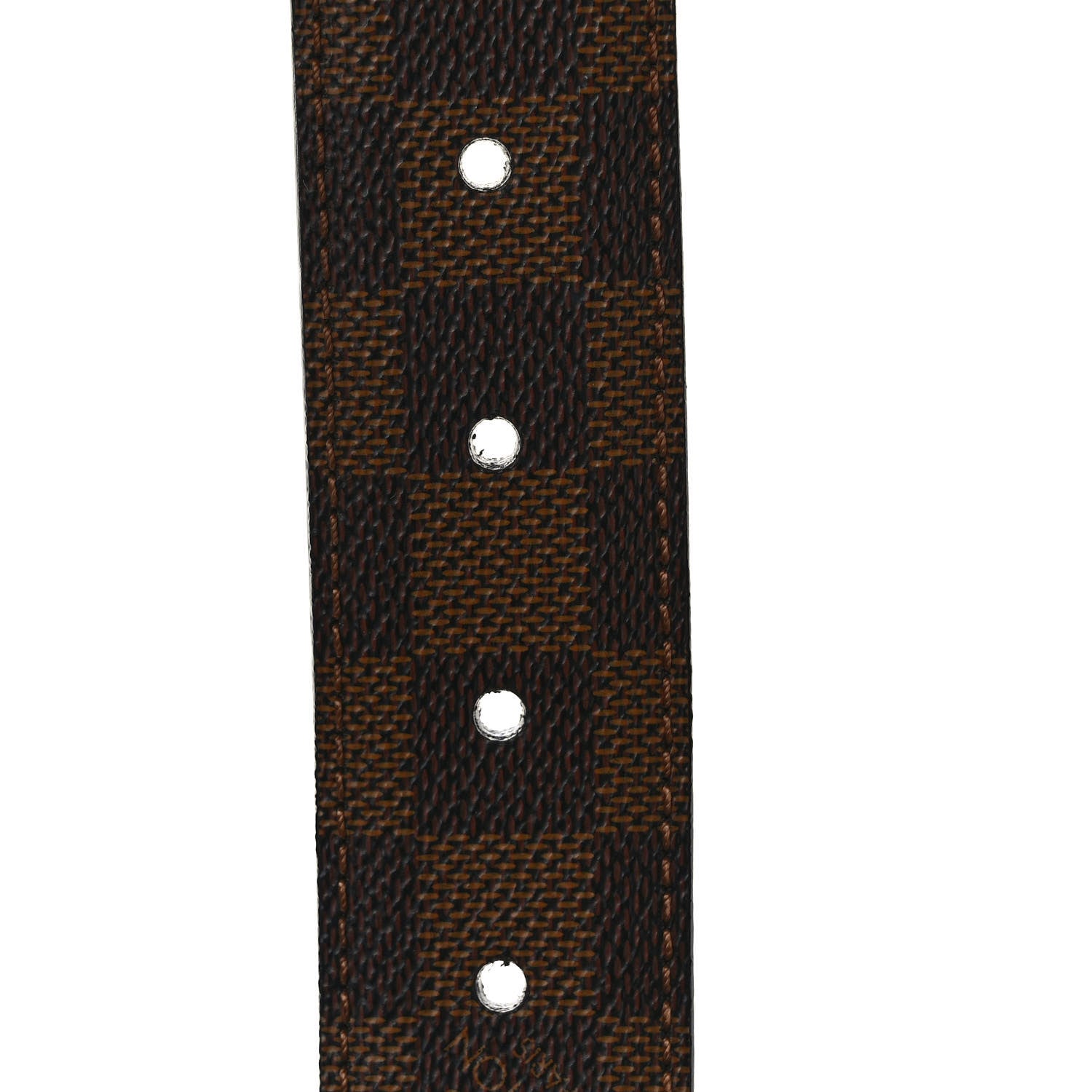 Louis Vuitton Damier Ebene Riveted Belt 85 34 6 of 7