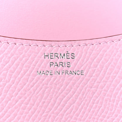 Hermes Epsom Constance Slim Wallet Mauve Sylvestre 7 of 8