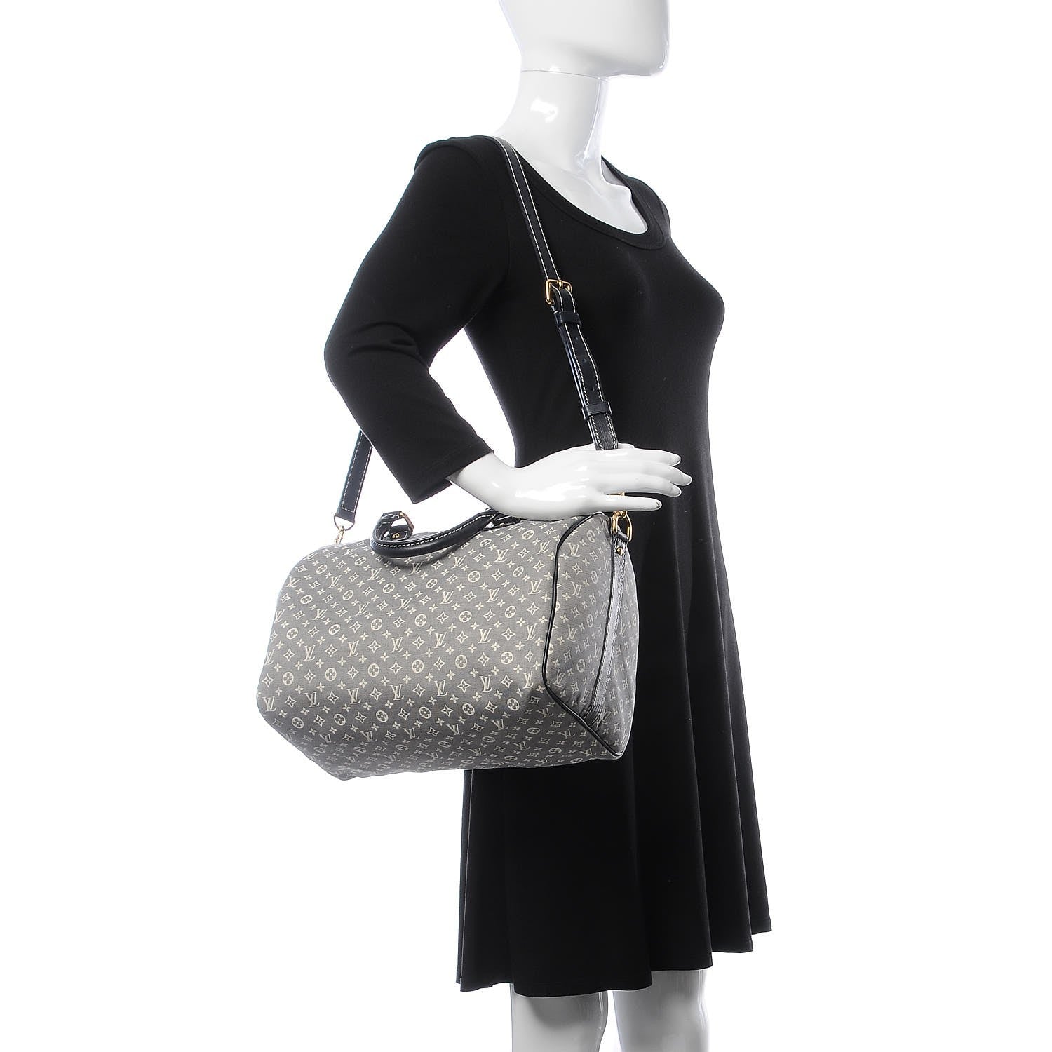 Louis Vuitton Monogram Idylle Speedy Bandouliere 30 Encre 2 of 7