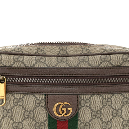 Gucci Soft GG Supreme Monogram Medium Ophidia Belt Bag Dark Brown 8 of 10