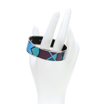 Hermes Enamel Printed Wide Sport Bracelet 65 Veneneux 2 of 5